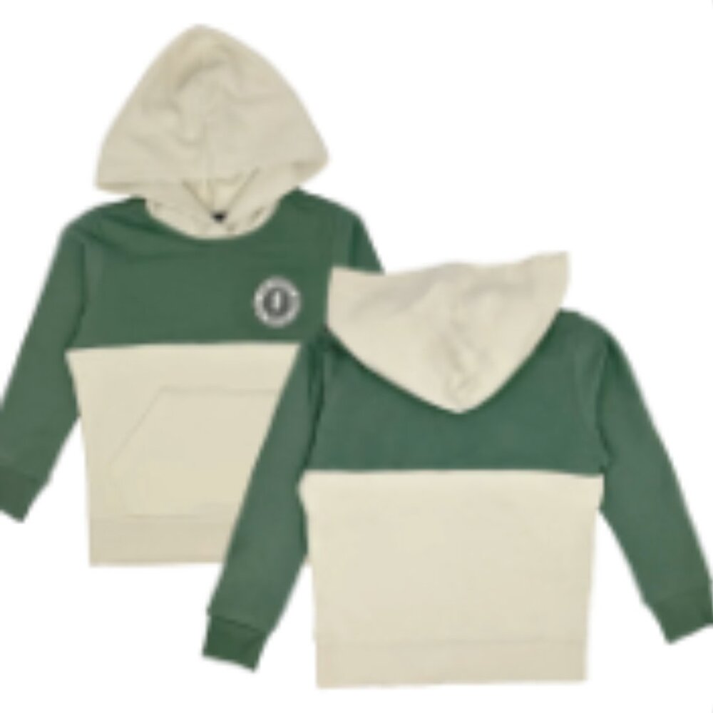 Tiny Whales - Trailblazer Hoodie-Cream/Forest